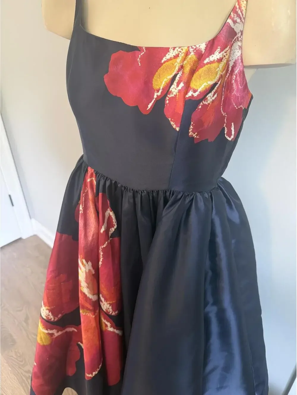 Hutch Shyloh Floral Mikado High Low Gown - Picture 4 of 16